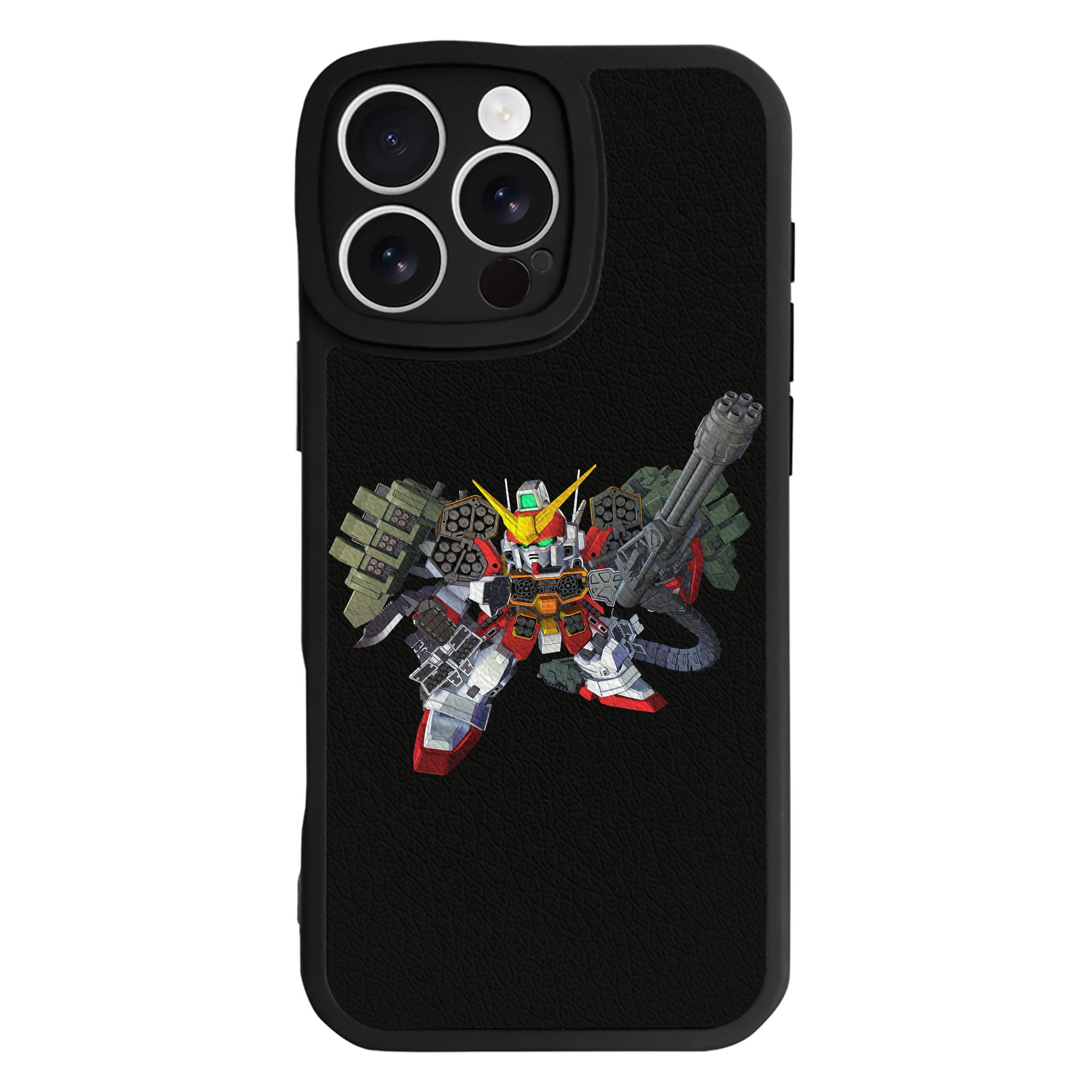 （画像用） 機動戦士ガンダム Mobile Suit Gundam 【iPhone 16シリーズ対応】シリコンスマホケース（レザー調） 材質：シリコン